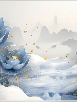 วอลเปเปอร์ภาพดอกบัว (สั่งผลิต)