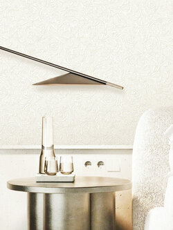 วอลเปเปอร์ลายคลาสสิค สีขาว LIV5-D33W