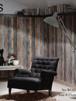 วอลเปเปอร์ลายไม้แผ่นห่าง17.2ซม. WOD3-M11