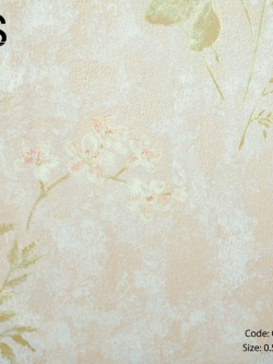 วอลเปเปอร์ลายใบไม้มีดอกไม้ CRE-MD39