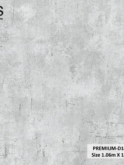 วอลเปเปอร์ปูนเปลือยคอนกรีต สีเทา PREMIUM-D133W