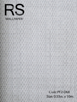 วอลเปเปอร์มีเม็ดสีเทาพื้นสีขาว PF2-D68