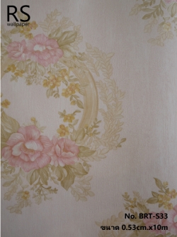 วอลเปเปอร์ ลายดอกไม้ No.BRT-S33