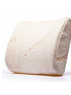 หมอนรองหลัง หมอนสุขภาพ หมอนเมมโมรี่โฟม 412A-WH สีขาว