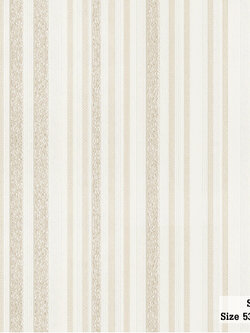 วอลเปเปอร์ ลายเส้นสีเงินสลับสีขาวครีม SIRI-S72