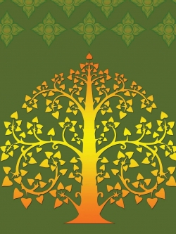 วอลเปเปอร์ ลายโพธิ์ 06