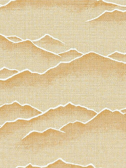 วอลเปเปอร์ลายกระสอบสีน้ำตาลทองแทรกลายเส้นซิกแซก CLS-C03W