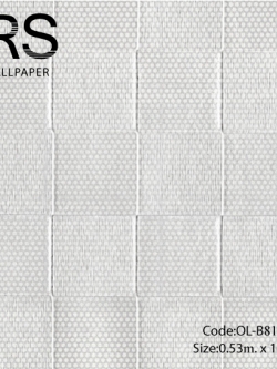 วอลเปเปอร์ลายตารางสี่เหลี่ยม OL-B81