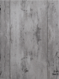 วอลเปเปอร์ลายไม้แผ่นโทนสีเทาเข้มช่องกว้าง 13.2 ซม. THA-B61