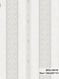 วอลเปเปอร์ลายหลุยส์คลาสสิคสลับลายทาง BESJ-B81W