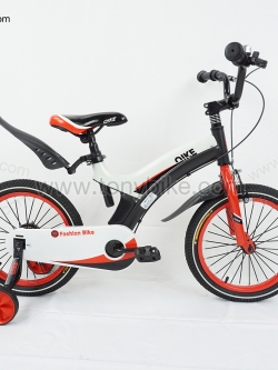 จักรยานเด็กเฟรมโค้ง ดำแดง