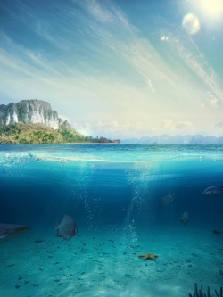 วอลเปปอร์ ภาพทะเล ชายหาด