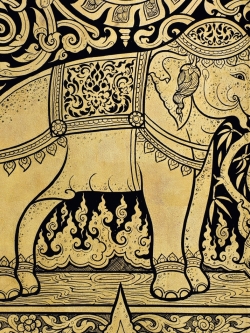 ภาพลายทอง