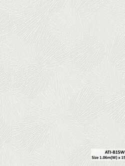 วอลเปเปอร์สไตล์โมเดิร์นลายมินิมอล สีเทาอ่อน ATI-B15W