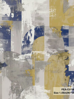 วอลเปเปอร์สไตล์โมเดิร์นลายแอพสแตรก PEA-C01W