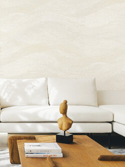 วอลเปเปอร์ลาย wave ปูนเปลือยครีม LIV5-D10W