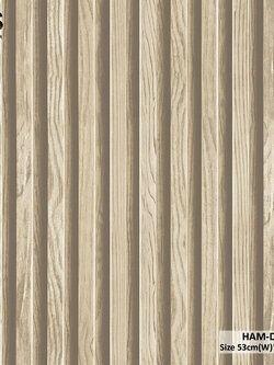 วอลเปเปอร์ ลายไม้ระแนง HAM-D08