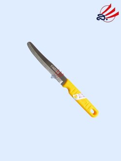 Kiwi Knife มีดKiwi มีดปอกผลไม้ปลายมนสแตนเลสกีวี 512 ด้ามเหลือง 5"