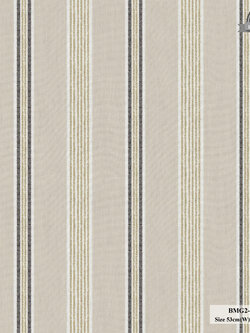 วอลเปเปอร์ลายทาง สีน้ำตาลสลับสีดำทอง BMG2-B46