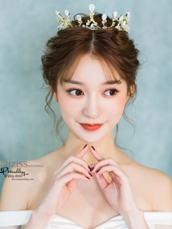 AC029 **พรีออเดอร์**ชุดเทียร่า มงกุฎเพชร ชุดเครื่องประดับเจ้าสาวสวยหรูดุจเจ้าหญิง