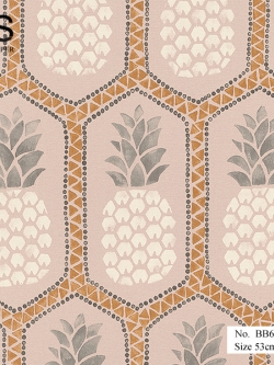 วอลเปเปอร์ ลายผลไม้ Pop Art Style No.BB6-B12