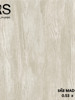 วอลเปเปอร์ลายไม้ สีน้ำตาล อ่อน (Loft Style) MAD-D29