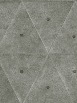 วอลเปเปอร์ลายคอนกรีตเรขาคณิต สีเทาอมน้ำตาล VC-D124W