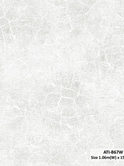 วอลเปเปอร์ลายปูนเปลือยคอนกรีต สีเทาอ่อน ATI-B67W
