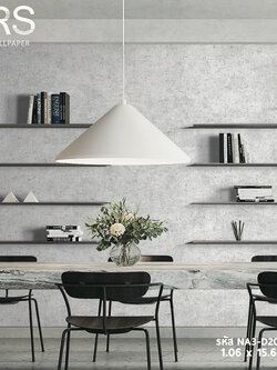 วอลเปเปอร์ลายปูนเปลือย สีขาวเทา (Rustic Style) NA3-D20W
