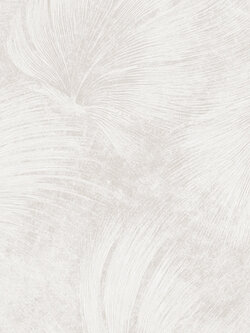 วอลเปเปอร์ลายใบไม้ สีเทาอ่อน DES-F47W