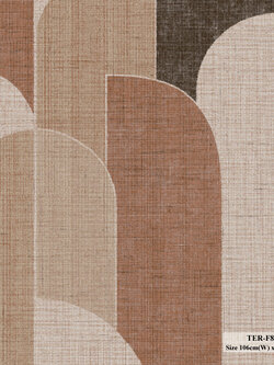 วอลเปเปอร์สไตล์โมเดิร์นสีน้ำตาล TER-F84W
