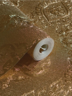 วอลเปเปอร์ลายเทพพนมสีทองพื้นสีทอง LTH-M05