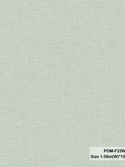 วอลเปเปอร์ลายผ้า สีเขียวอมเทา POM-F23W