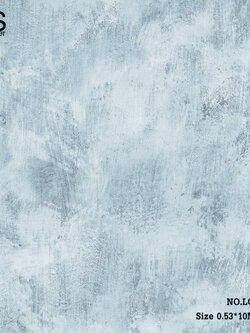 วอลเปเปอร์ลายปูนขัดหยาบโทนสีฟ้า LOF-F06