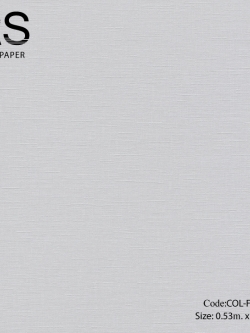 วอลเปเปอร์เทกเจอร์ผ้าแนวโมเดิร์นสีขาวแทรกสีเทา COL-F31