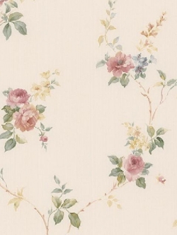 วอลเปเปอร์ลายดอกไม้ สไตล์วินเทจ RGC55