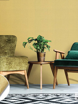 วอลเปเปอร์สีทอง มีกลิเตอร์สีเงิน FSK-J17