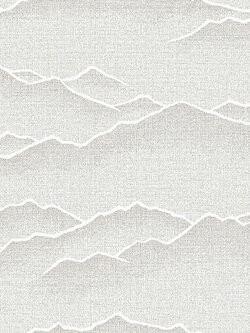 วอลเปเปอร์ลายกระสอบสีเทาอ่อนแทรกลายเส้นซิกแซก CLS-C01W