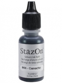 หมึกเติม -- หมึกปั๊มพลาสติกสีน้ำตาล Ganache