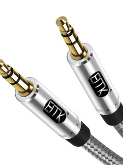 ขาย ERTK AUX Grey สาย Aux 3.5 เป็น 3.5 เกรดพรีเมี่ยม สำหรับเครื่องเสียง