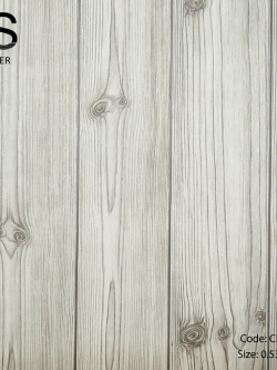 วอลเปเปอร์ลายไม้สีเทา CRE-MD10