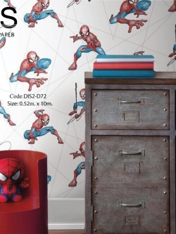 วอลเปเปอร์ลายการ์ตูนมาร์เวล SPIDER MAN DIS2-D72