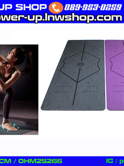 เสื่อโยคะ PU Yoga Mat เสื่อโยคะยางพารา แผ่นโยคะ เสื่อโยคะกันลื่น เบาะโยคะ แผ่นรองโยคะ