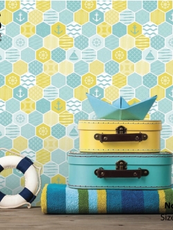 วอลเปเปอร์ ลายน่ารักสีสันสดใส No.PLH-D18