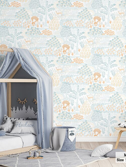 วอลเปเปอร์ ลายต้นไม้ กวาง MYA-C06W