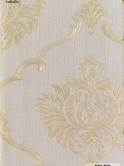 วอลเปเปอร์ ลายหลุยส์คลาสสิค สีครีม NDI-R02