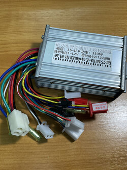 กล่องควบคุม จักรยานไฟฟ้า 36v - 48v 350w มอเตอร์ 60/120 องศา