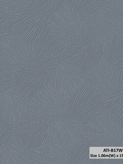 วอลเปเปอร์สไตล์โมเดิร์นลายมินิมอล สีเทาฟ้า ATI-B17W