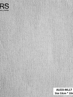 วอลเปเปอร์ สีเทาอ่อน ปนกลิตเตอร์สีเงิน AUD3-ML17