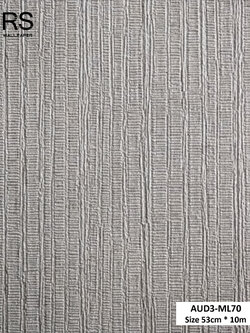 วอลเปเปอร์ สีน้ำตาล ปนกลิตเตอร์สีเงิน AUD3-ML70